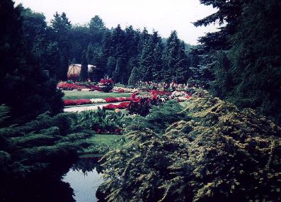 Les Floralies en 1980 (situées sur l'Avenue Reine Astrid)