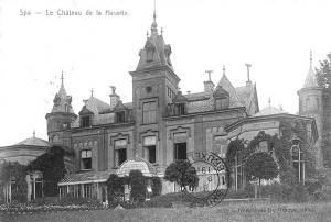 Le château de la Havette<br>Collection Musée de la Ville d'eaux