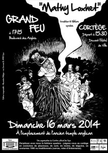 Affiche du cortège de  Mathy Loxet - 2014