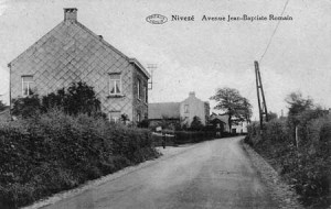 L’avenue Jean-Baptiste Romain en 1933 (carte postale collection Marc Hans)