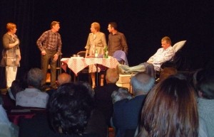 Centre culturel de Spa : en 2011 : cabaret wallon Dohogne, J. Baronheid, L. Adrien, G. Dohogne R. Goffin