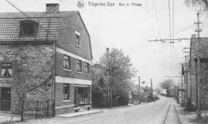 1940 : L’épicerie Raquet-Hardy (carte postale)