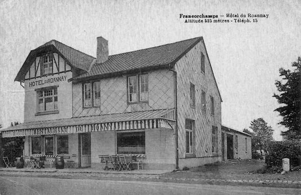 Carte postale : 1930 : l’hôtel du Roannay