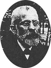 L’instituteur Jean-Baptiste Romain en 1909.