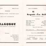 Marteau 1946:page intérieure du programme du Grand Concert du dimanche 24 mars 