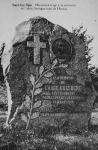 Monument à la mémoire de l’abbé Dossogne 