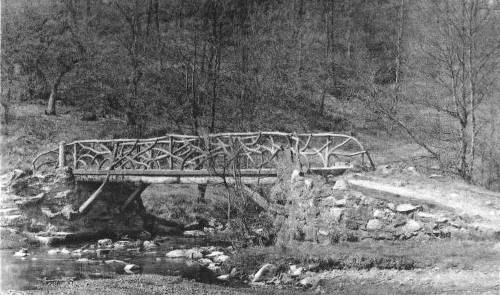 1935 : Hockai, le « Pont du Centenaire » (carte postale)