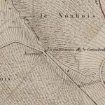Barrière de la Sauvenière (Extrait de la carte Vandermaelen de 1846-1854)