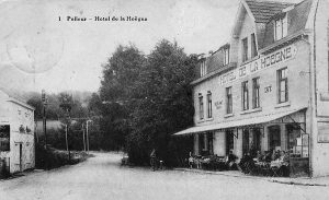 Carte postale : 1920 : l’hôtel de la Hoëgne 