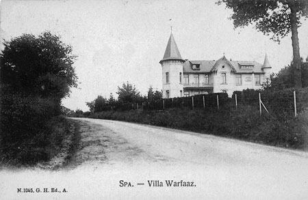 Villa Emmy ou Villa Warfaaz appelée également Château Warfaaz ou Château d’Artet